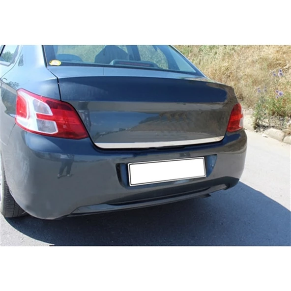 Peugeot 301 Krom Bagaj Alt Çıta 2012 Sonrası Paslanmaz Çelik - Resim 2