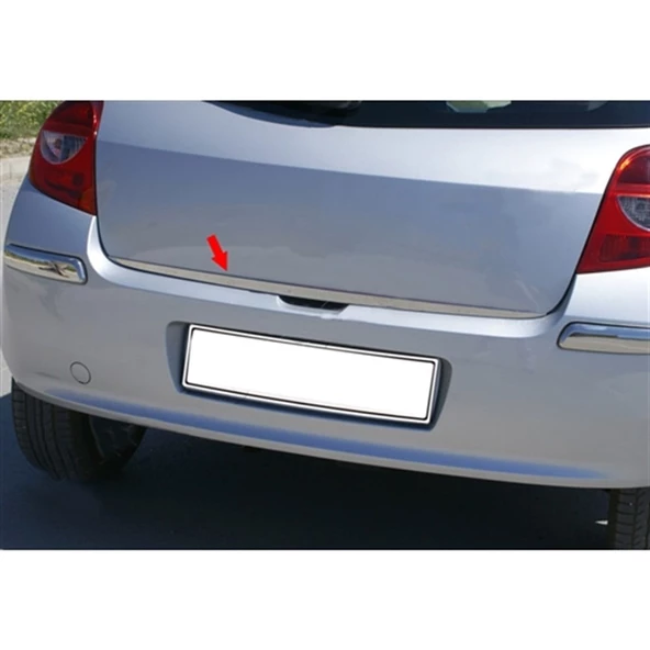 Renault Clio 3 HB Krom Bagaj Alt Çıta 2006-2011 Paslanmaz Çelik ürün görseli