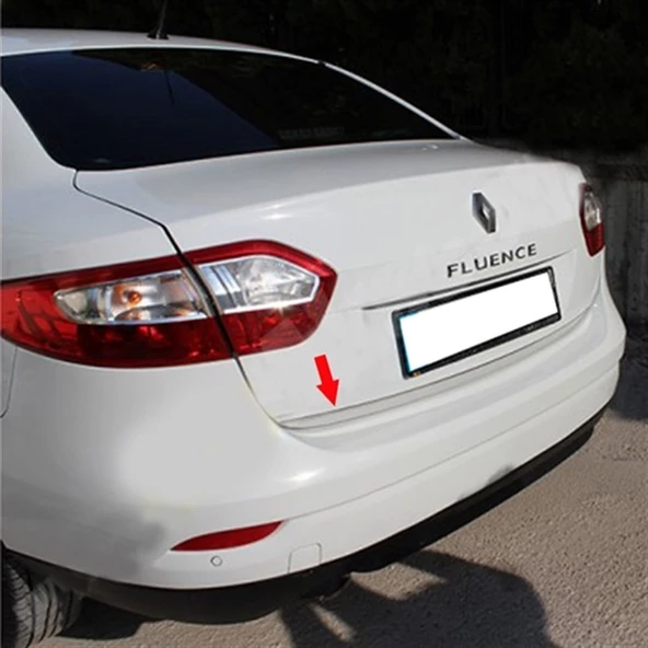 Renault Fluence Krom Bagaj Alt Çıta 2010-2016 Paslanmaz Çelik ürün görseli 1