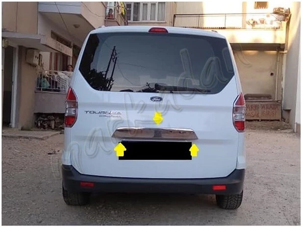 Ford Tourneo Courier Krom Bagaj Çıtası 2014-2023 Paslanmaz Çelik - Resim 2