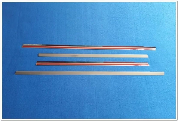 Peugeot 508 Krom Cam Çıtası 2010-2018 4 Parça Paslanmaz Çelik ürün görseli