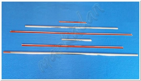 Bmw X5 Krom Cam Çıtası 2006-2013 6 Parça Paslanmaz Çelik ürün görseli