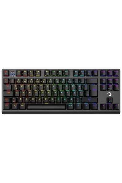 GamePower Eva 7 60M 2.4Ghz, Bluetooth Red Switch Türkçe Q 88 Tuş Mekanik RGB Gaming Klavye - 3 Yıl Garantili