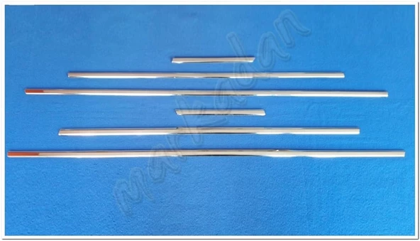 Bmw X5 Krom Cam Çıtası 2006-2013 6 Parça Paslanmaz Çelik - Resim 4