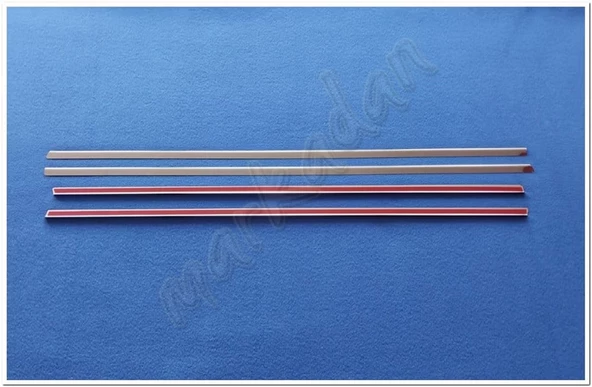 Suzuki Grand Vitara Krom Cam Çıtası 2006-2011 4 Parça Paslanmaz Çelik - Resim 2