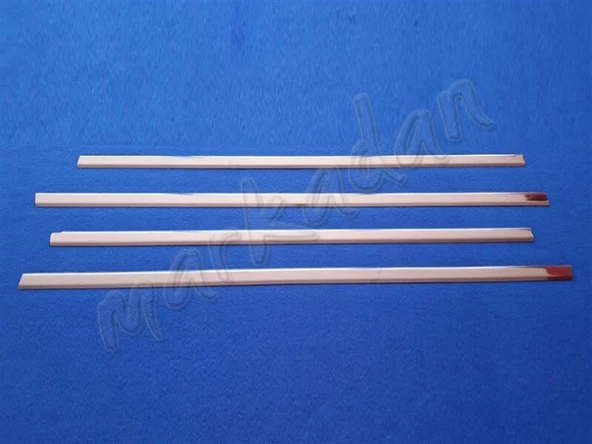 Mitsubishi Lancer Krom Cam Çıtası 2004-2007 4 Parça Paslanmaz Çelik ürün görseli