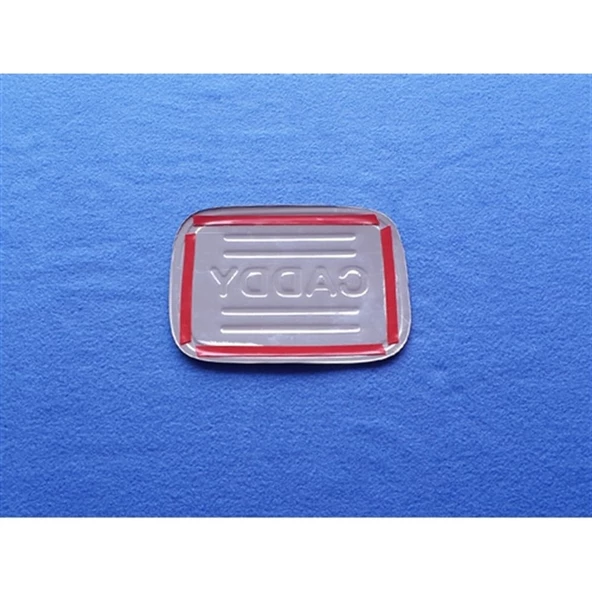 VW Caddy Krom Depo Kapağı 2004-2014 Paslanmaz Çelik - Resim 2