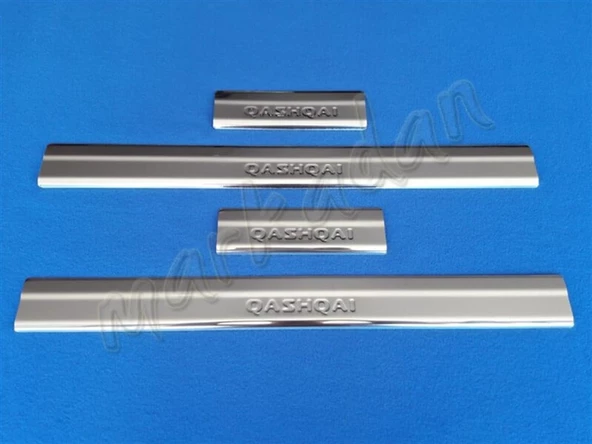 Nissan Qashqai Krom Kapı Eşiği 2014-2021 4 Parça Paslanmaz Çelik ürün görseli