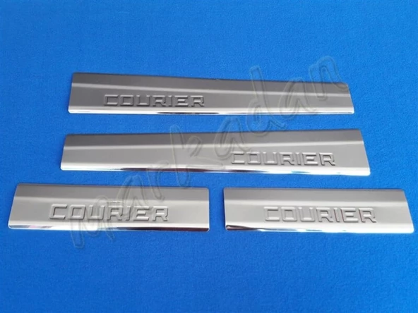 Ford Tourneo Courier Krom Kapı Eşiği 2014-2023 4 Parça Paslanmaz Çelik - 1