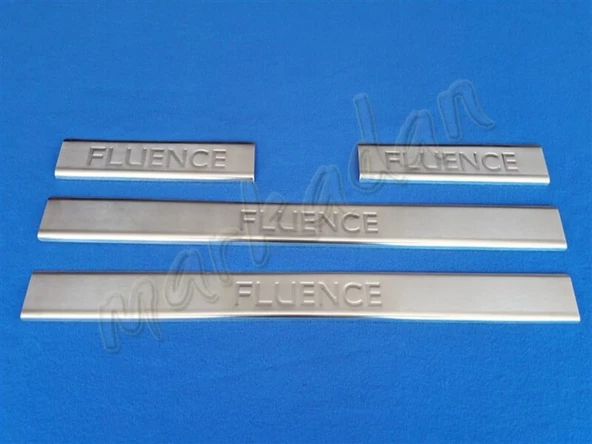 Renault Fluence Krom Kapı Eşiği 2010-2016 4 Parça Paslanmaz Çelik ürün görseli