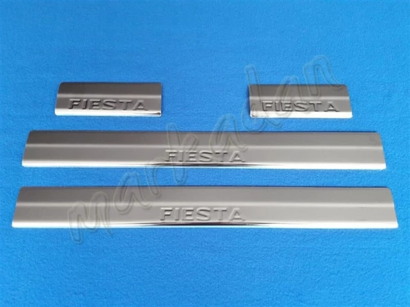 Ford Fiesta Krom Kapı Eşiği 2009-2017 4 Parça Paslanmaz Çelik ürün görseli