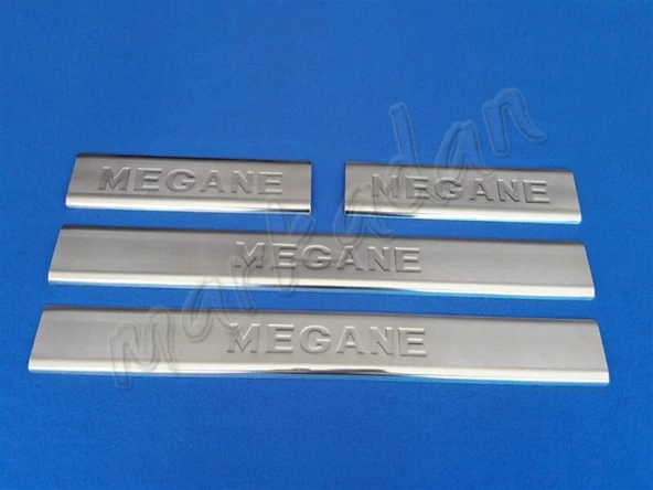 Renault Megane 2 Krom Kapı Eşiği 2004-2010 4 Parça Paslanmaz Çelik ürün görseli