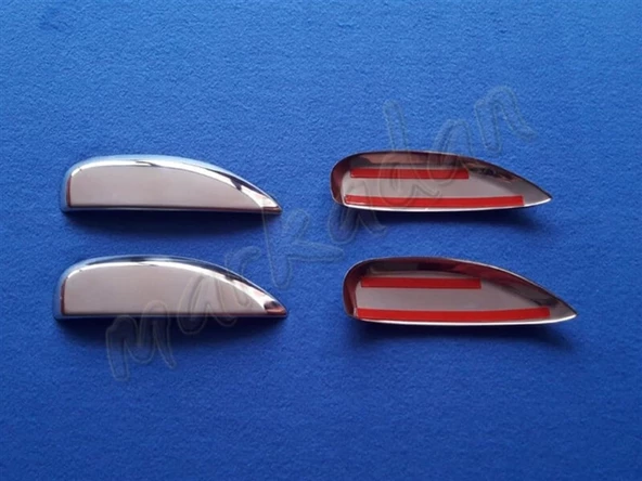 Renault Symbol Krom Kapı Kolu 2013-2021 4 Kapı Paslanmaz Çelik - Resim 2
