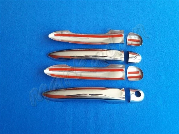 Renault Fluence Krom Kapı Kolu 2010-2016 4 Kapı Paslanmaz Çelik - Resim 2