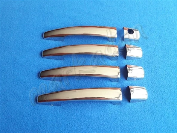 Peugeot 308 Krom Kapı Kolu 2007-2013 4 Kapı Paslanmaz Çelik ürün görseli