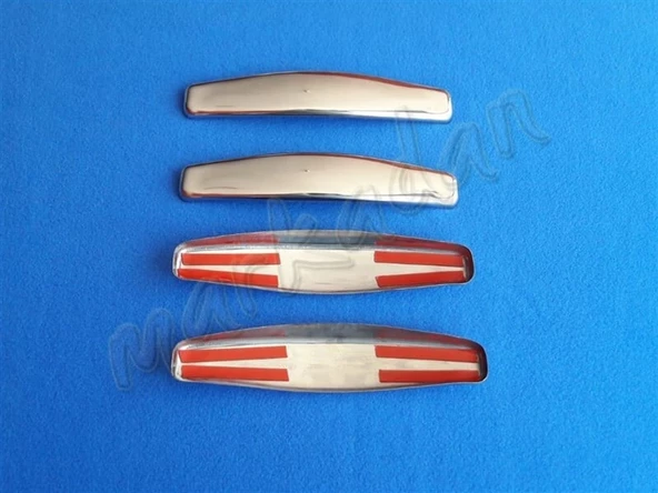 Renault Clio Symbol Krom Kapı Kolu 2009-2012 4 Kapı Paslanmaz Çelik - Resim 2