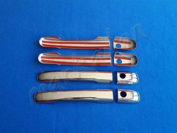 Mercedes Sprinter Krom Kapı Kolu 1998-2006 4 Kapı Paslanmaz Çelik - 2