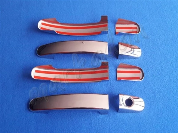 Ford Focus Sedan Krom Kapı Kolu 2005-2011 4 Kapı Paslanmaz Çelik - Resim 2