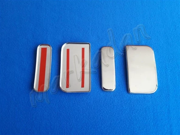 Citroen Berlingo Krom Kapı Kolu 1996-2008 4 Kapı Paslanmaz Çelik - Resim 2