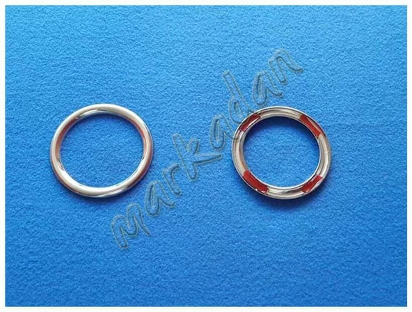 Ford Tourneo Courier Krom Sis Farı Çerçevesi 2014-2017 2 Parça Paslanmaz Çelik - Resim 2