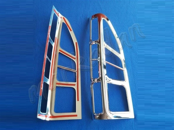 Peugeot Partner Tepee Krom Stop Çerçevesi 2008-2018 2 Parça Abs Krom - Resim 2