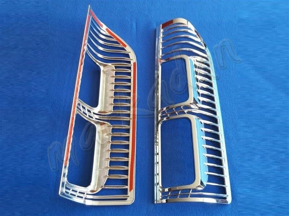 Renault Trafic Krom Stop Çerçevesi 2015 Sonrası 2 Parça Abs Krom - Resim 2