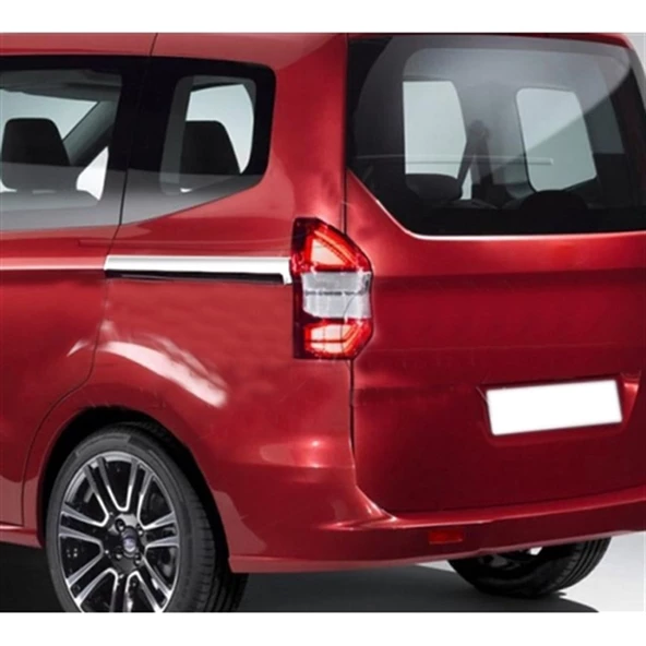 Ford Tourneo Courier Krom Sürgülü Kapı Çıtası 2014-2023 2 Parça Paslanmaz Çelik ürün görseli