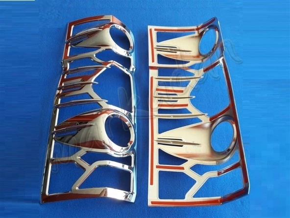 VW Crafter Krom Stop Çerçevesi 2006-2017 2 Parça ABS Krom - Resim 2