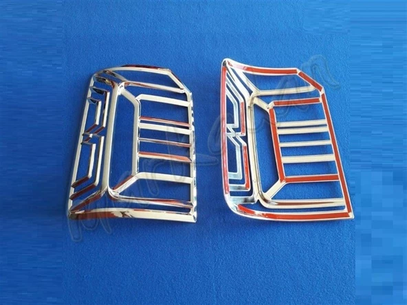 VW Caddy Krom Stop Çerçevesi 2015-2020 2 Parça Abs Krom - 2