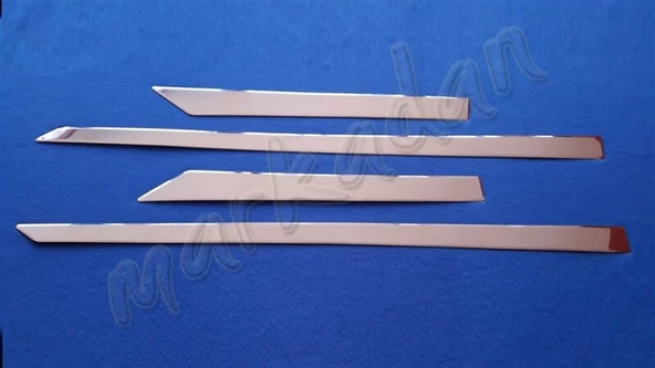 Nissan Qashqai Krom Yan Kapı Çıtası 2014-2021 4 Parça Paslanmaz Çelik - Resim 2