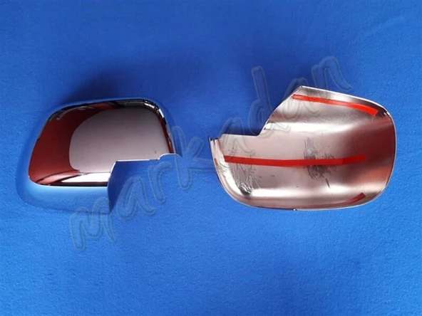 Nissan Micra Krom Ayna Kapağı 2010-2017 2 Parça Abs Krom - Resim 2