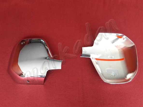 DB Chrome Citroen Berlingo Krom Ayna Kapağı 2008-2011 2 Parça Abs Krom - Resim 2