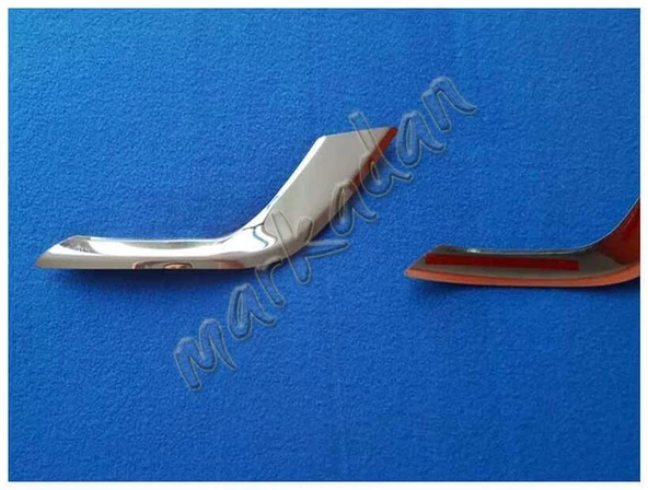 Ford Tourneo Courier Krom Sis Farı Çerçevesi 2018-2023 2 Parça Paslanmaz Çelik - Resim 3