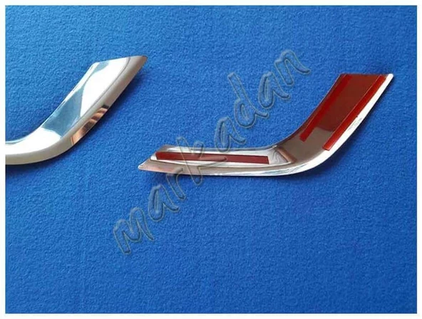 Ford Tourneo Courier Krom Sis Farı Çerçevesi 2018-2023 2 Parça Paslanmaz Çelik - Resim 4