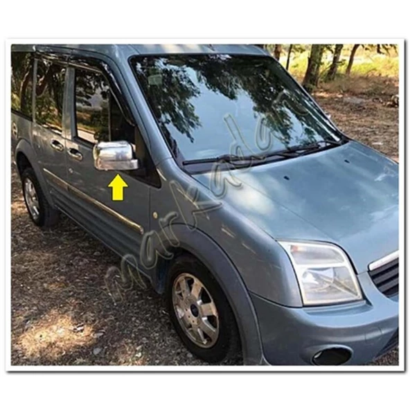 DB Chrome Ford Connect Krom Ayna Kapağı 2009-2014 2 Parça Abs Krom - Resim 3