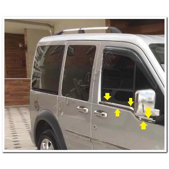 DB Chrome Ford Connect Cam Çıtası Nikelajı 2002-2014 2 Parça P.Çelik ürün görseli