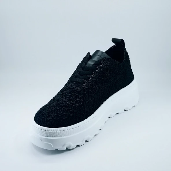 Janestt Kadın Örgü Ortapedik Taban Ayakkabı 131-9016 - 4