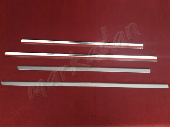 DB Chrome Mercedes E W211 Cam Çıtası Nikelajı 2002-2009 4 Parça P.Çelik - Resim 2