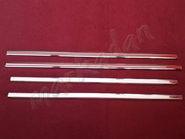 DB Chrome Mitsubishi Lancer Cam Çıtası Nikelajı 2004-2007 4 Parça P.Çelik - Resim 2