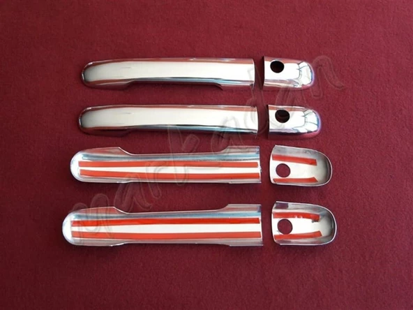 DB Chrome Mercedes Sprinter Kapı Kolu Nikelajı 1998-2006 4 Kapı P.Çelik - Resim 2