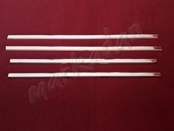 DB Chrome Mitsubishi Lancer Cam Çıtası Nikelajı 2004-2007 4 Parça P.Çelik ürün görseli