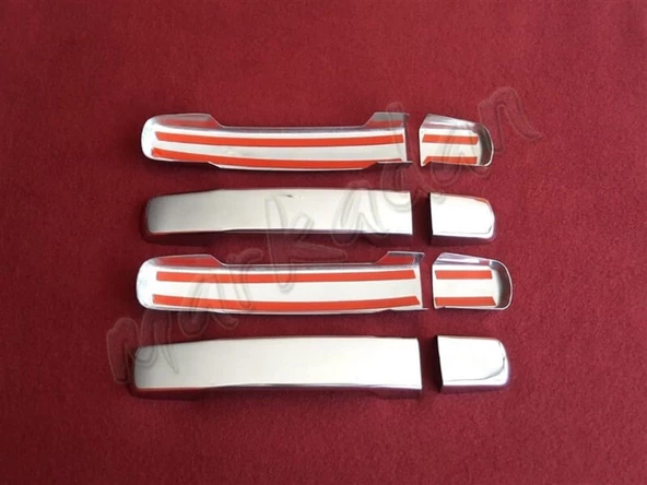 DB Chrome Nissan Navara Kapı Kolu Nikelajı 2006-2015 4 Kapı P.Çelik - Resim 2