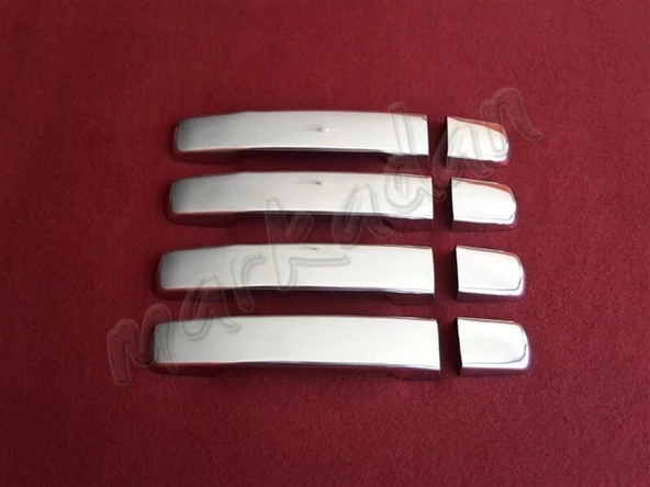 DB Chrome Nissan Navara Kapı Kolu Nikelajı 2006-2015 4 Kapı P.Çelik ürün görseli