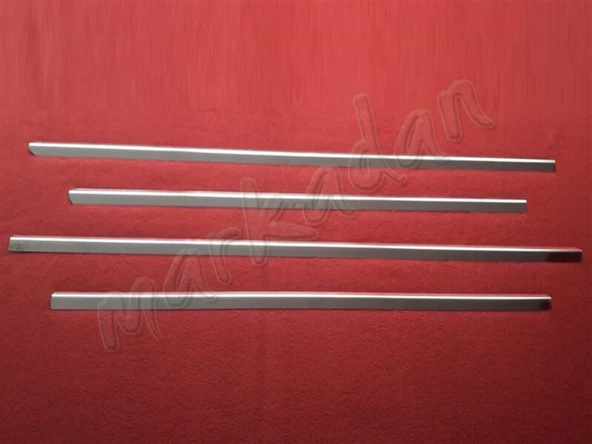 DB Chrome Mercedes E W211 Cam Çıtası Nikelajı 2002-2009 4 Parça P.Çelik ürün görseli