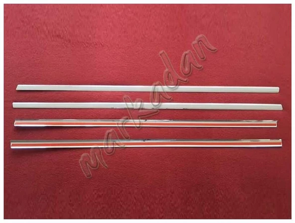 DB Chrome Opel Astra G Sedan Cam Çıtası Nikelajı 1998-2009 4 Parça P.Çelik - Resim 2