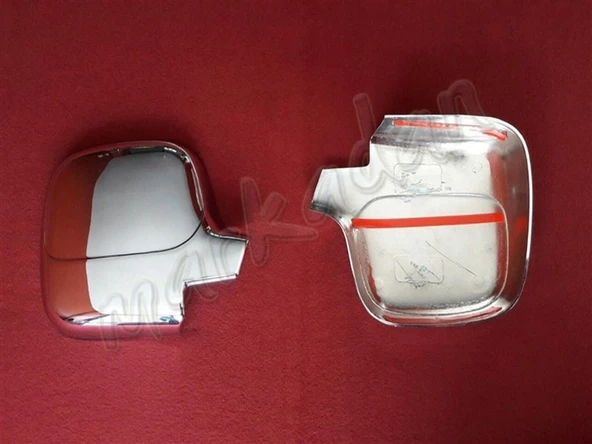 DB Chrome Peugeot Partner Krom Ayna Kapağı 1996-2008 2 Parça Abs Krom - Resim 2