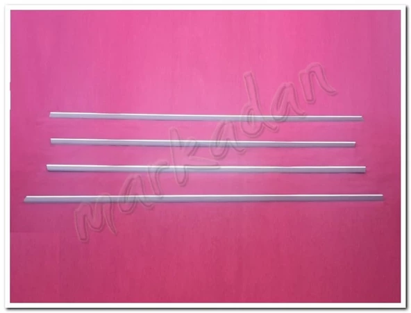 DB Chrome Peugeot 407 Cam Çıtası Nikelajı 2004-2010 4 Parça P.Çelik ürün görseli