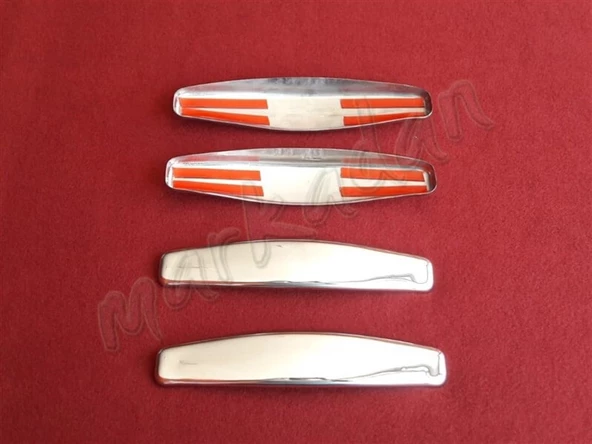 DB Chrome Renault Clio Symbol Kapı Kolu Nikelajı 2009-2012 4 Kapı P.Çelik - Resim 2