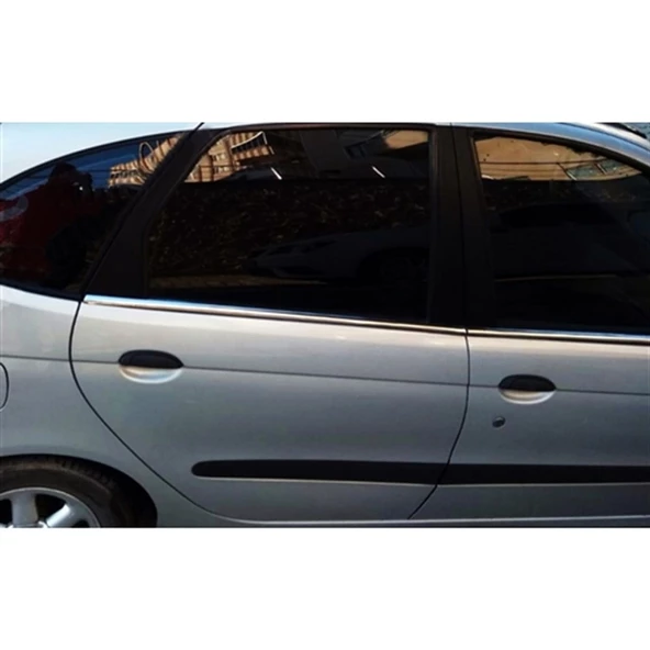 DB Chrome Renault Scenic Cam Çıtası Nikelajı 1996-2003 4 Parça P.Çelik ürün görseli