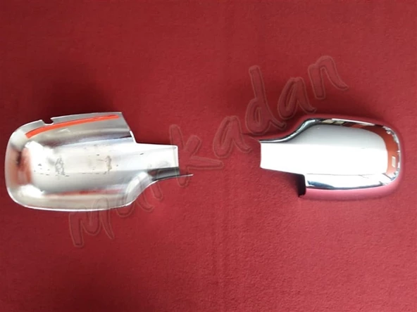 DB Chrome Renault Scenic 2 Krom Ayna Kapağı 2003-2009 2 Parça Abs Krom - Resim 2
